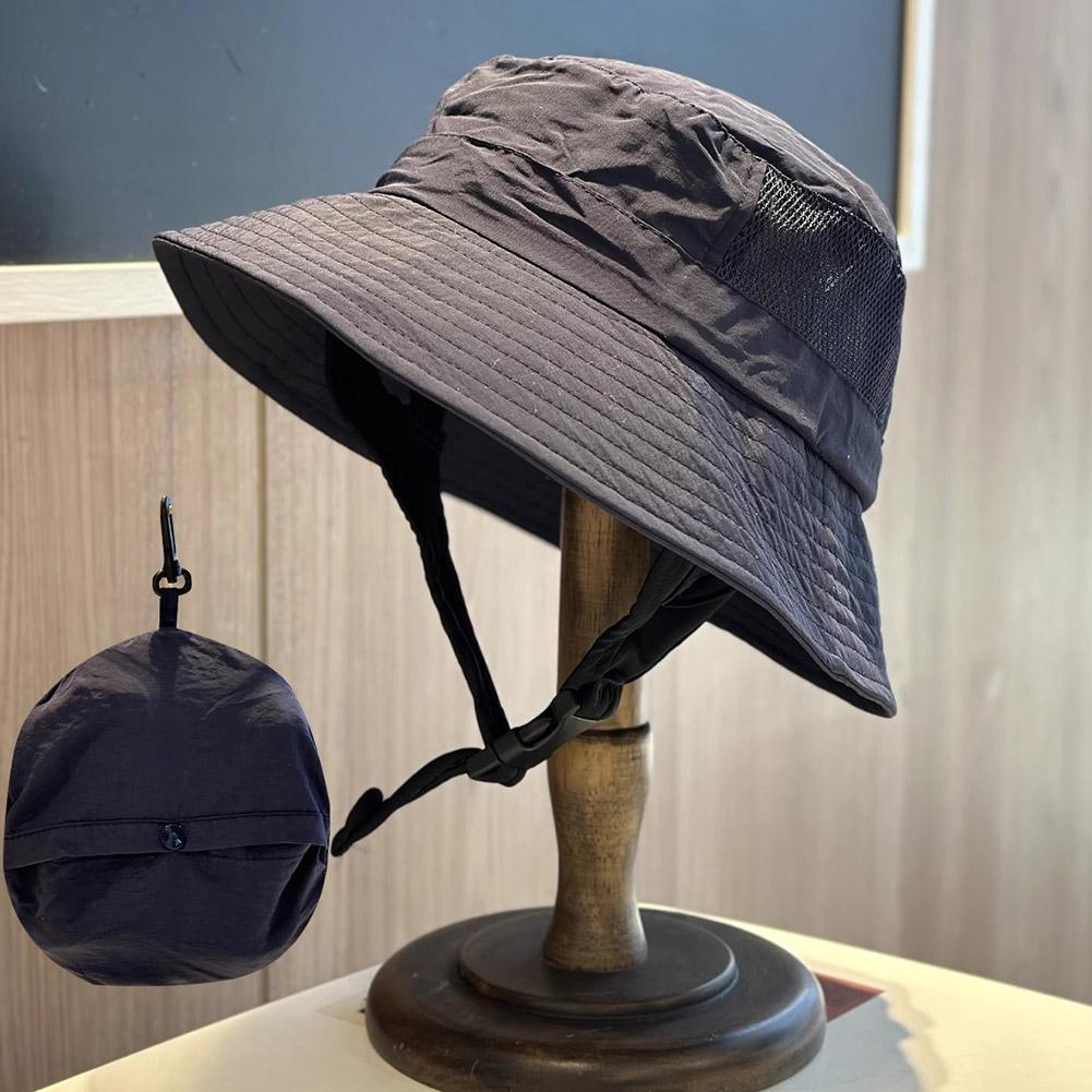 Casco da bicicletta Casco a forma di cappello Casco da bici per adulti Sicurezza Ammortizzante Cappello da pescatore da surf per ciclo di viaggio da donna unisex