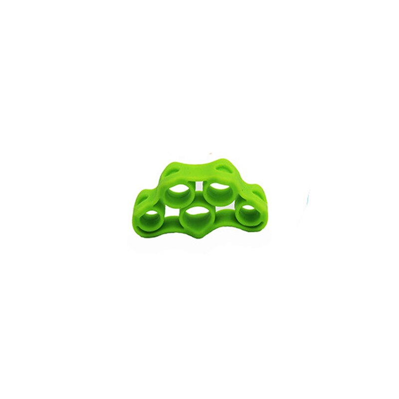 1Pcs Silicone Hand Vinger Trainer Ring Anti Stress Speelgoed Student School Verhogen Focus Speelgoed Antistress Voor Autisme: Green 6.6LB