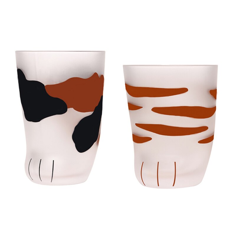 Nueva Linda Pata de Gato Gla taza pata de tigre taza Oficina vaso, taza de café Breakfat leche de porcelana taza de jugo de Carft Vasos