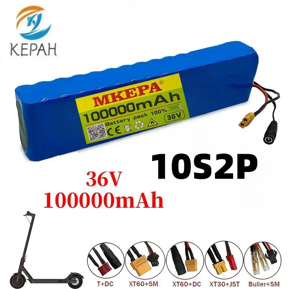 36V 100000 Batteria per scooter elettrico mAh 36v Batteria per scooter elettrico al litio 500W Batteria per scooter elettrico Batteria 36v 10s2p