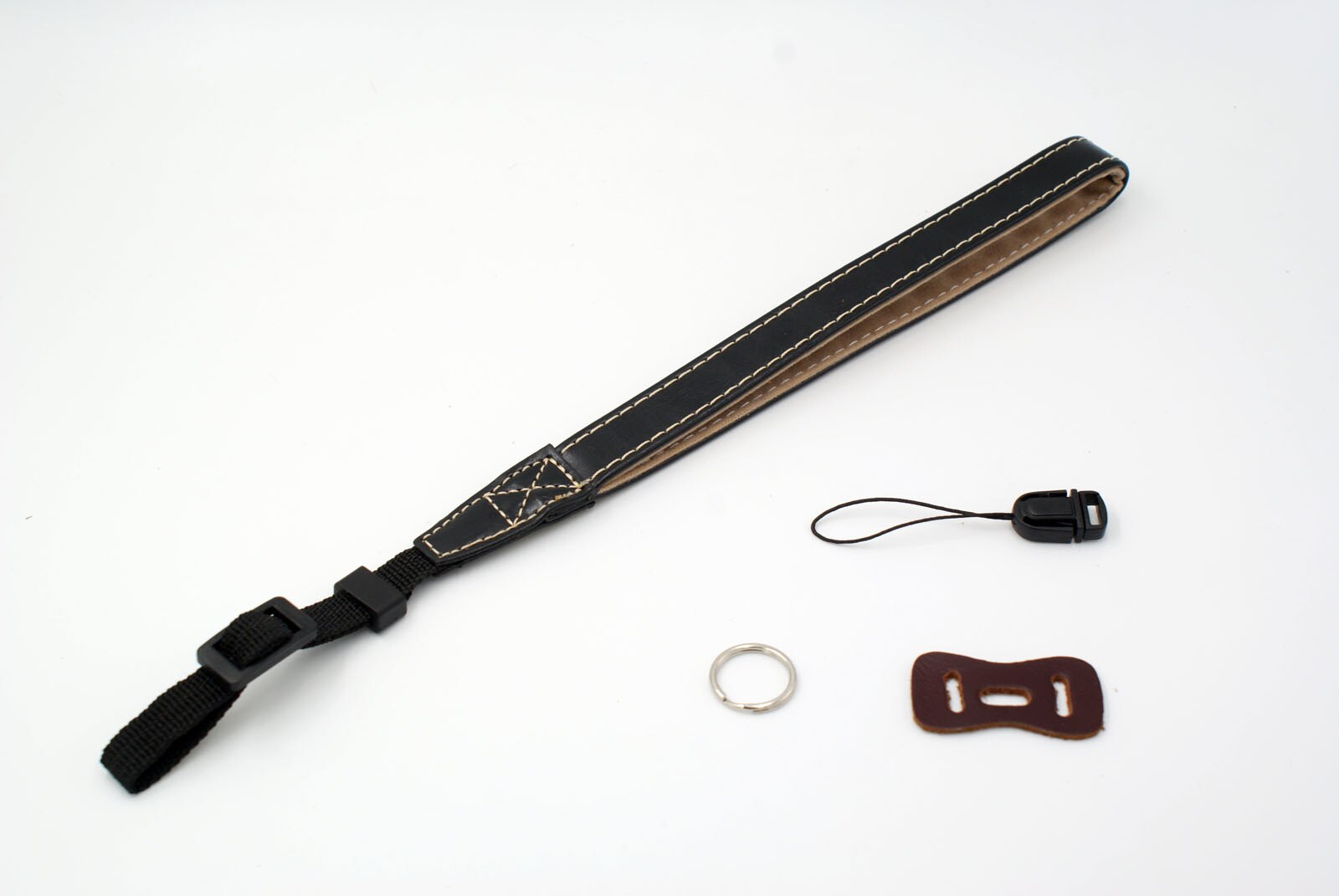 Corda de alça de pulso de mão de câmera de couro multiuso para dslr/slr/tlr/dc/dv