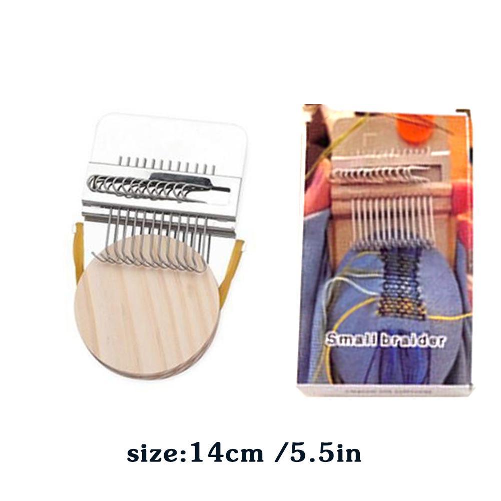 Weven Stopnaald Mini Loom Machine Houten Weefgetouw Breien Machine Thuis Plezier Reparatie Weefgetouw Handleiding Diy Weven Art Stopnaald Gereedschap