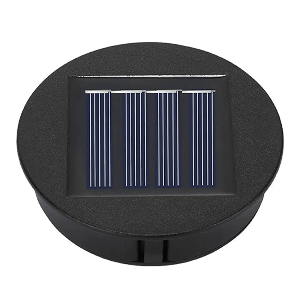 Solar Lights Replacement Top 7 Lumens Solar Lantern Parts 1.2 V 600 MAh LED Solar Panel Lantern Lid Lights For Outdoor Hanging: Light Grey