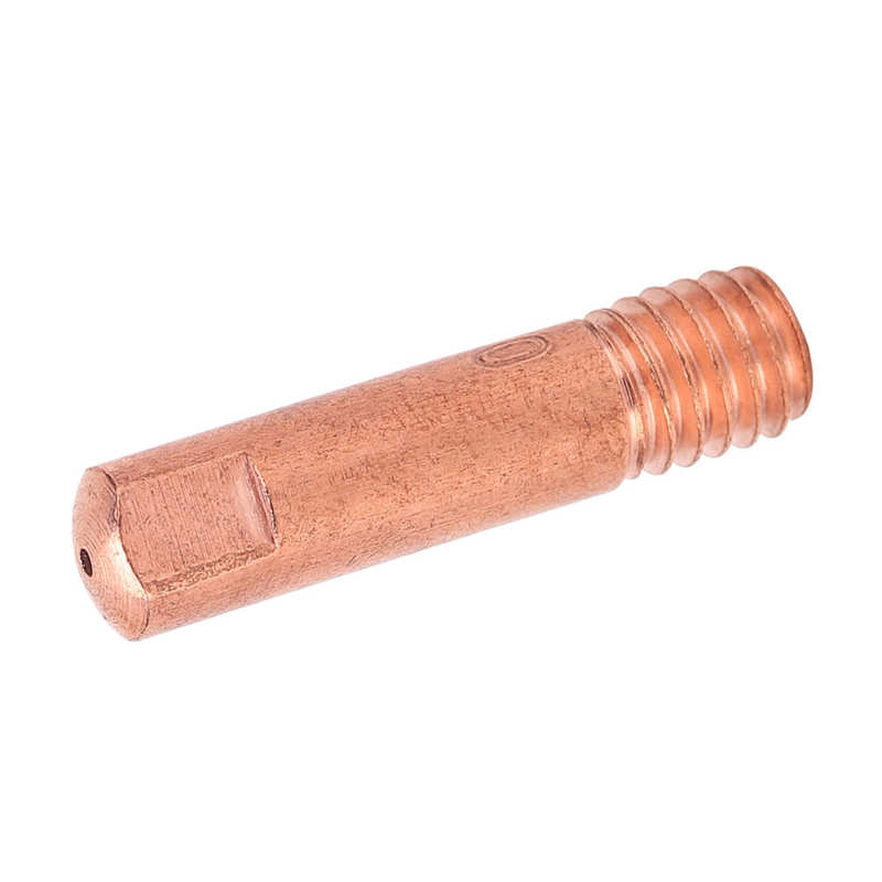 Soldeer Hoofd Solderen Gereedschap Contact Tips M6 Geleidende Nozzle Koperdraad Voeden Lassen Accessoires 15AKx0.8mm