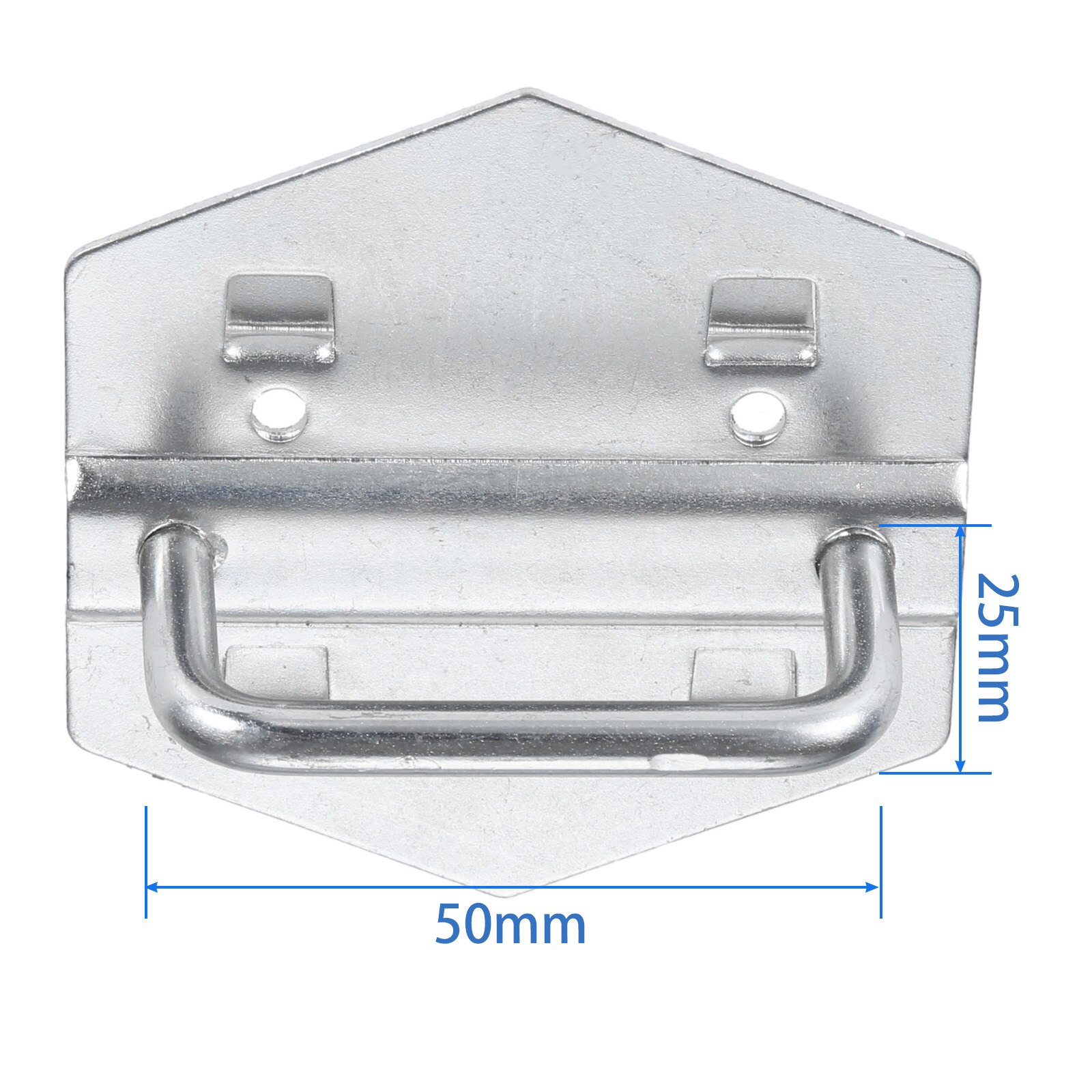 Dreld Muur Gemonteerde Gat Boord Haak Hardware Tool Magazijnstelling Hanger Haak Tuin Badkamer Organizer Haken Keuken Opslag Gereedschap: 14 25x50mm