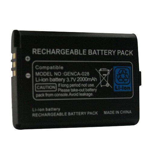 2000mAh 3.7V Rechargeable Lithium-ion Battery + Tool Kit Pack for Nintendo 3DS