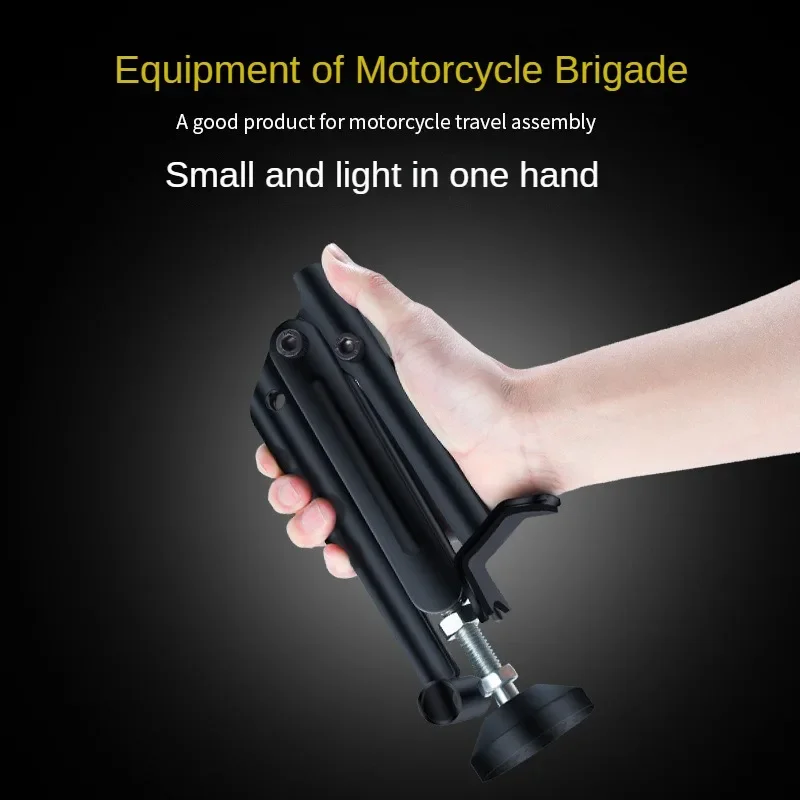 Cavalletto per moto supporto per ruota supporto laterale Paddock riparazione stabile e manutenzione strumento di supporto per parcheggio pieghevole lavoro portatile