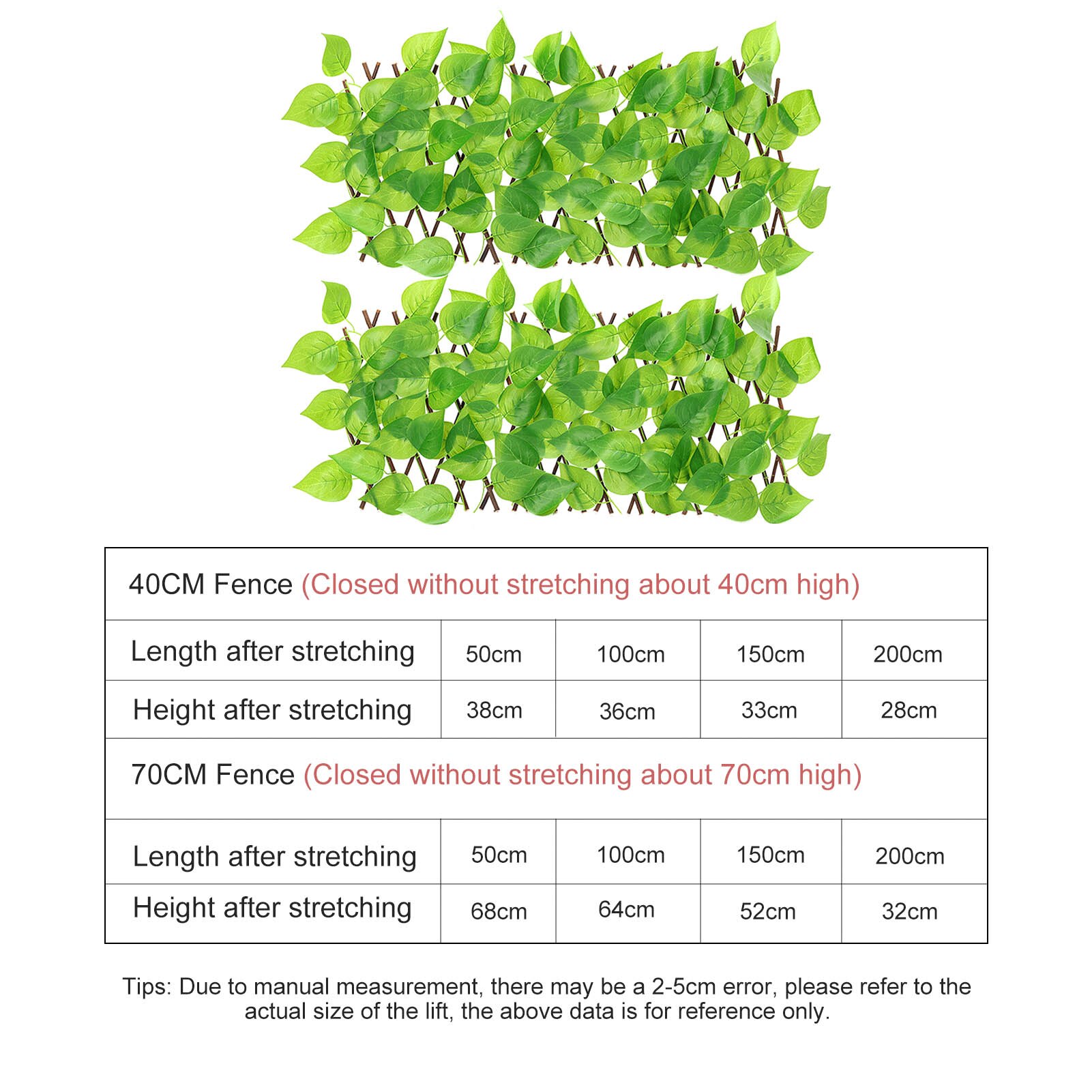 Retractable Artificial Wooden Fence Privacy Fence Garden Hedge Stretchable Firm Without Falling Off Decoration Courtyard Restaur