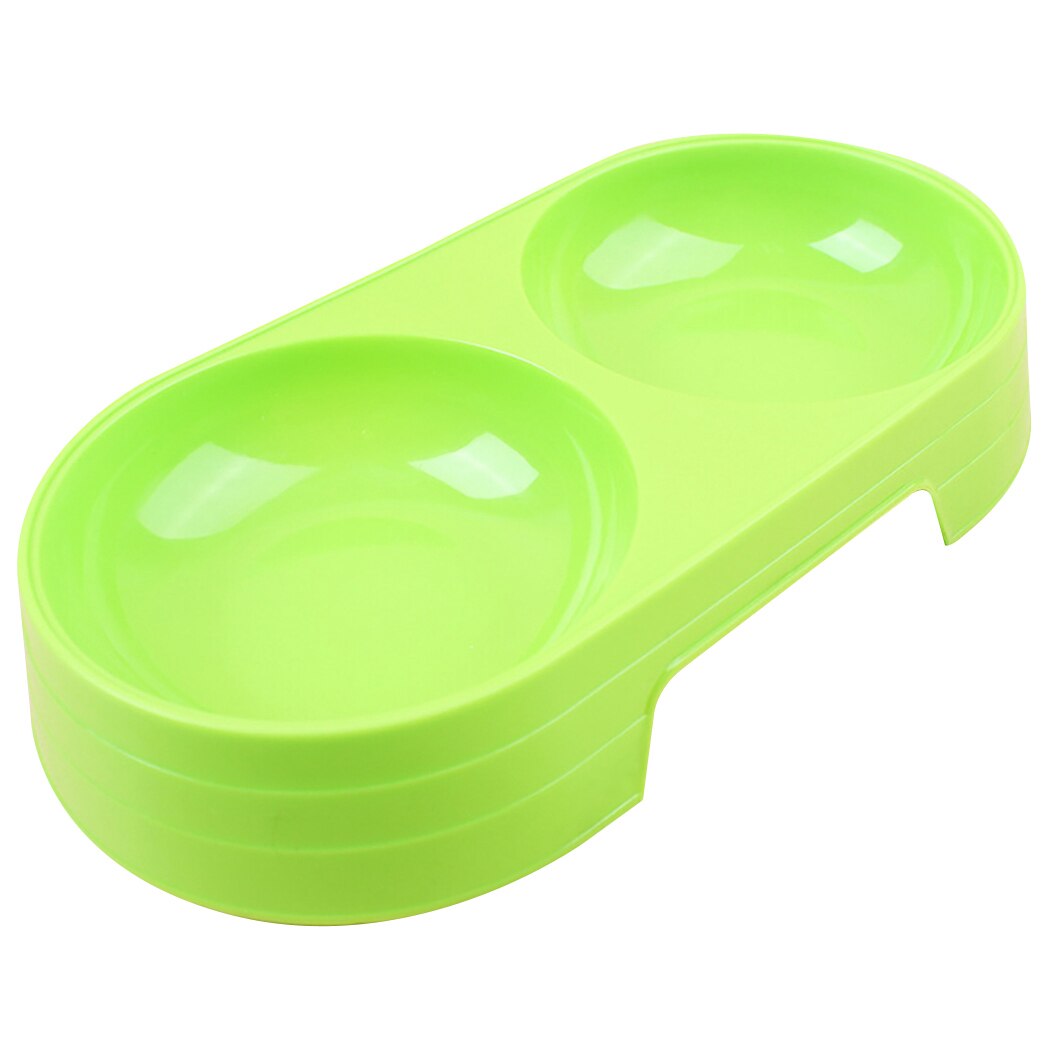 Cuenco de plástico para mascotas de Color caramelo, suministros de Alimentación de Mascotas, alimentador de agua para perros y gatos, Color aleatorio, 1 ud.: Green