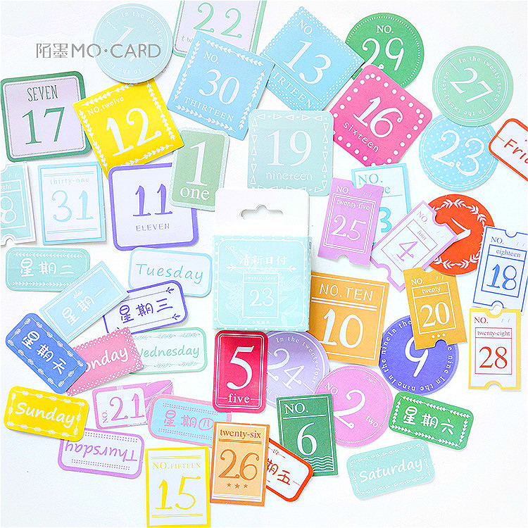 Number Mathematics Sticker Counting Teaching Resources Kids Preschool Math Learning School Educational Supplies