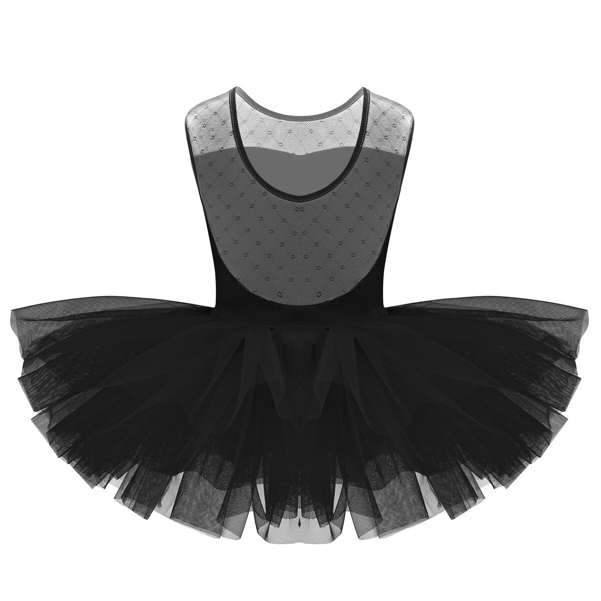 Cute Kids Girls Ballet Leotard Tutu Dress Sports Gymnastics Leotard Dress Ballerina Party Kid Dance Costume Performance Clothes