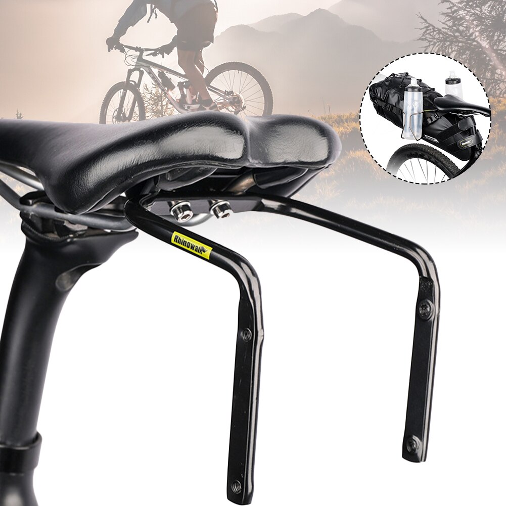 Cykelsadel stabilisator fäste baksätes monteringsfäste cykel bagagehållare stöd hylla cykeltillbehör