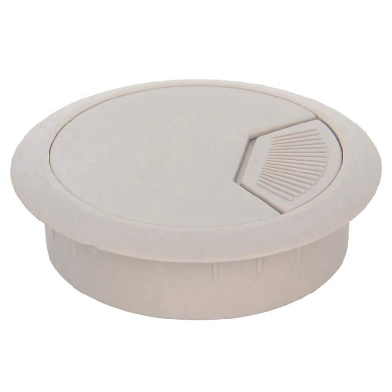 Bureau Plastic Kabel Doos 50Mm Diameter Plastic Desktop Kabel Box Desk Kabel Organizer