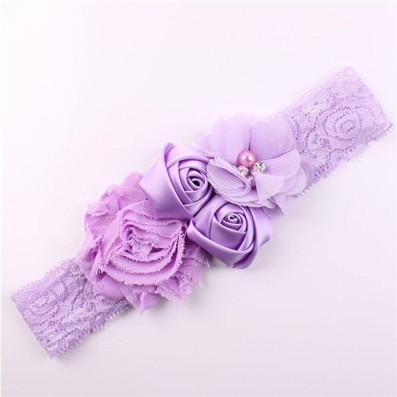 Lovely Hair Band Baby Girl's Headbands Chiffon Hair Flower Item Type Head Baby Hair Accessories