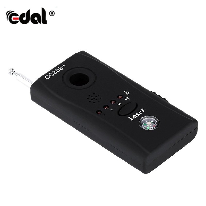 CC308 + GPS Detector de Sinal Sem Fio Scanner de Anti-espionagem Anti-Sincero Detector GSM Dispositivo Localizador Full-freqüência