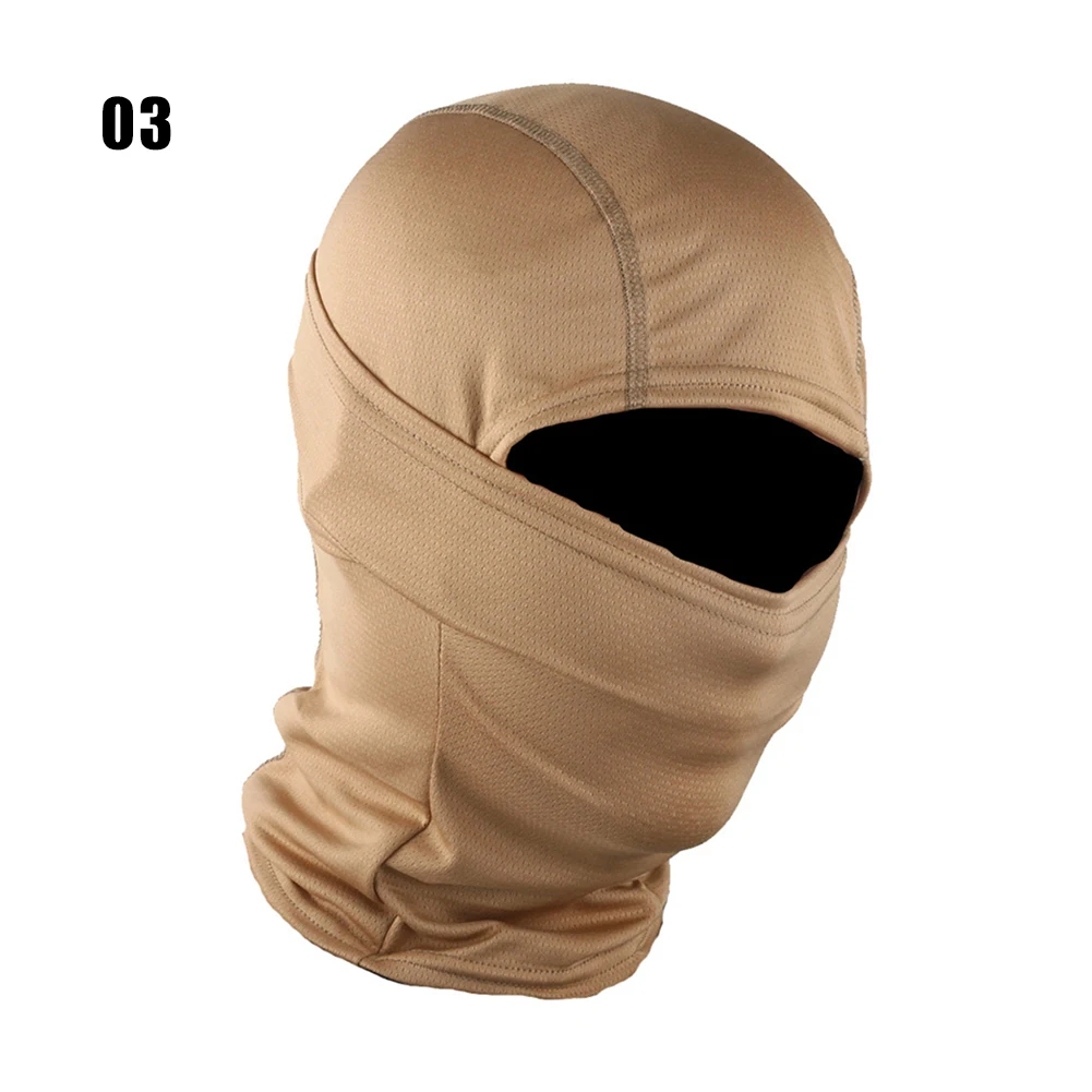 Pasamontañas de camuflaje, bufanda para cara completa, esquí, ciclismo, máscara facial completa, cubierta para cuello, calentador de cabeza, gorro deportivo, forro para casco: YELLOW