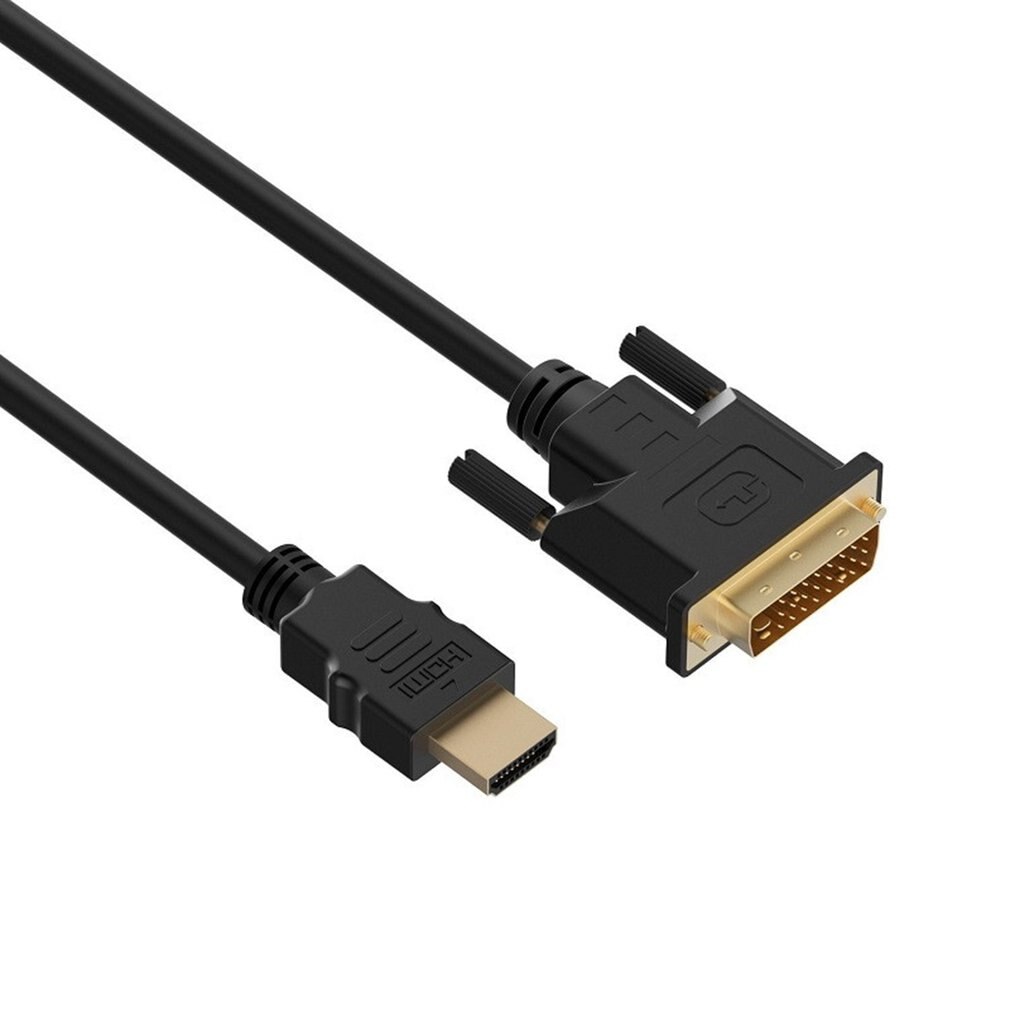 HDMI-kompatibel zu DVI-D Adapter Video Kabel HDMI-kompatibel Stecker auf DVI Stecker auf HDMI-kompatibel zu DVI Kabel 1080p