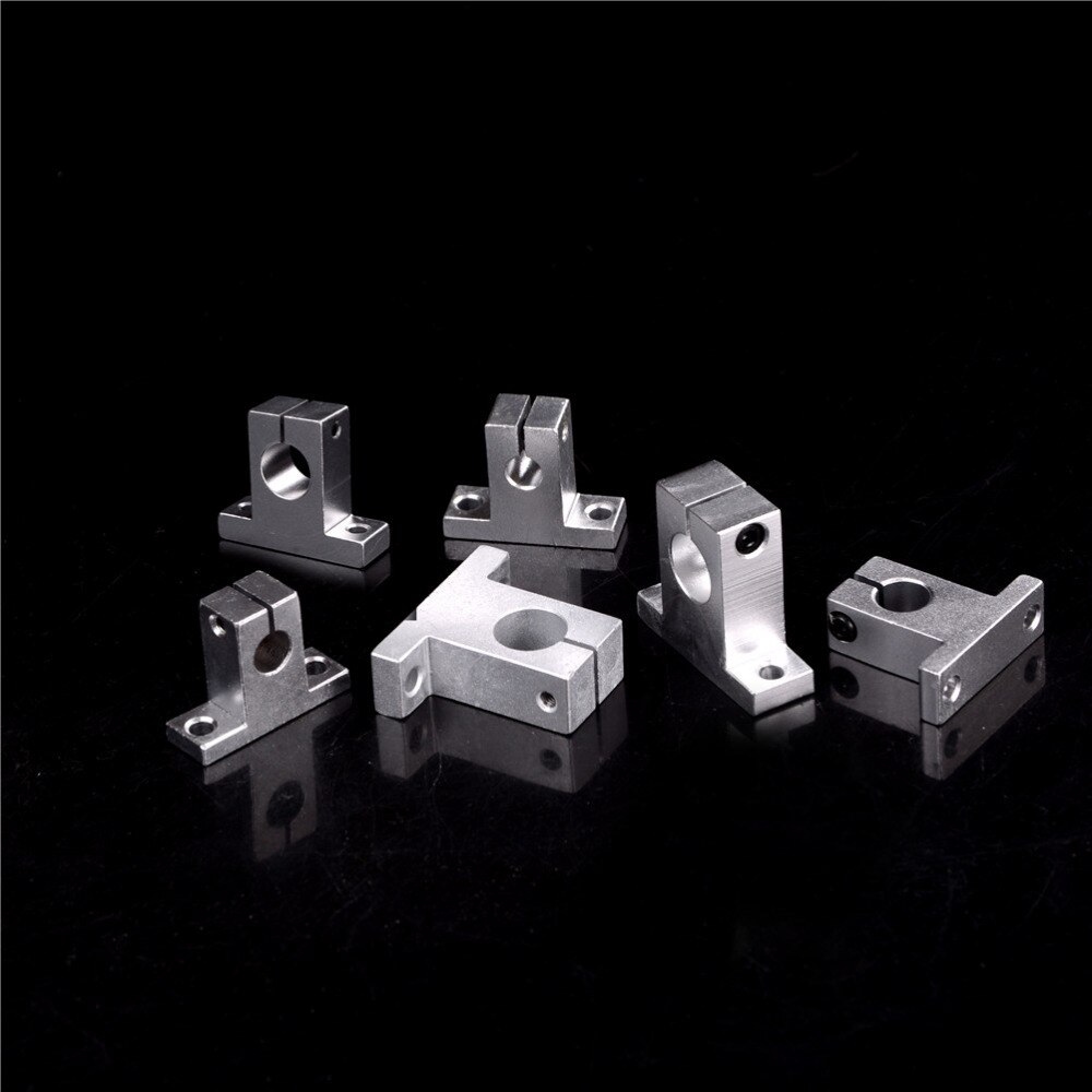 1PCS SK8/SK10 Linear Rail Shaft Support XYZ Table CNC Router Fixed Base Of Optical Axis Linear Guide Rail