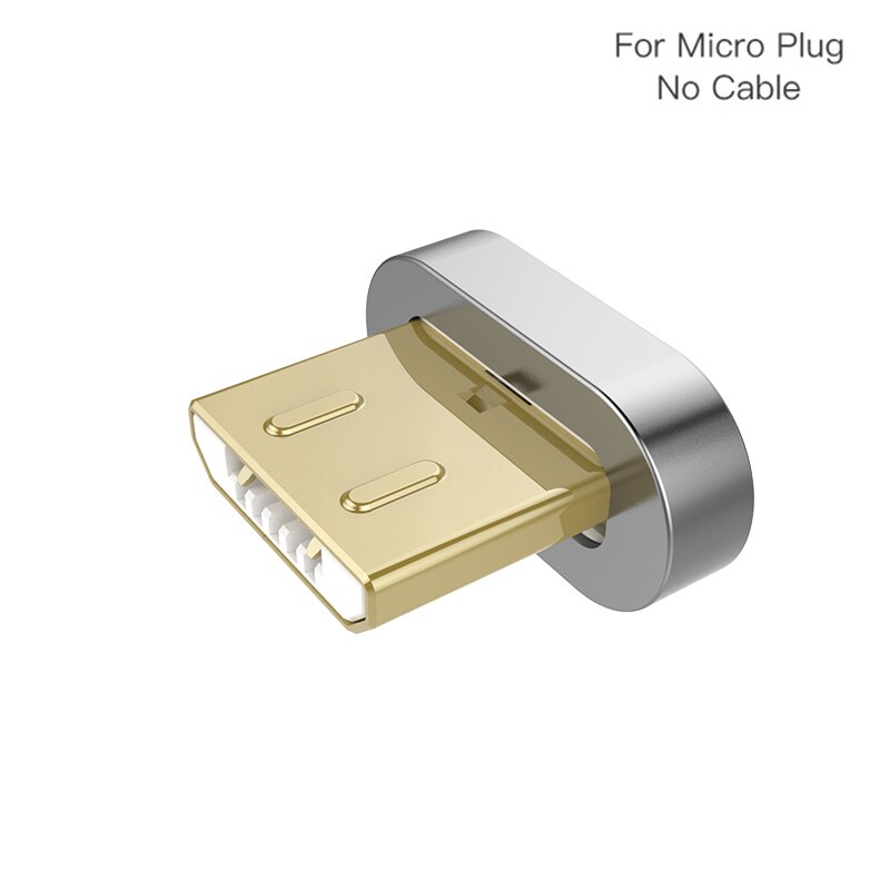 PZOZ Magnetic Cable 2M Type C Micro USB C Fast Charging Phone Microusb Type-C Magnet Charger usb c Charge cord for iphone xiaomi: For Micro Plug