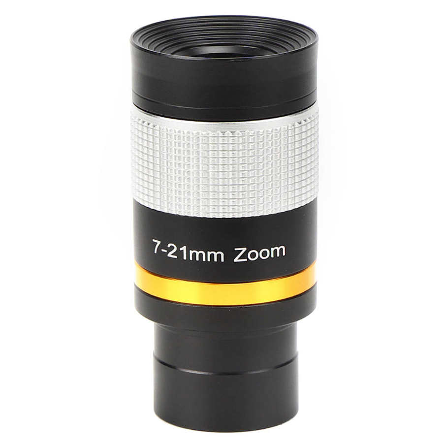 Coating Astronomische Telescoop 7-21Mm Continue Zoom Oculair 1.25 Inch/31.7 Mm Zilver