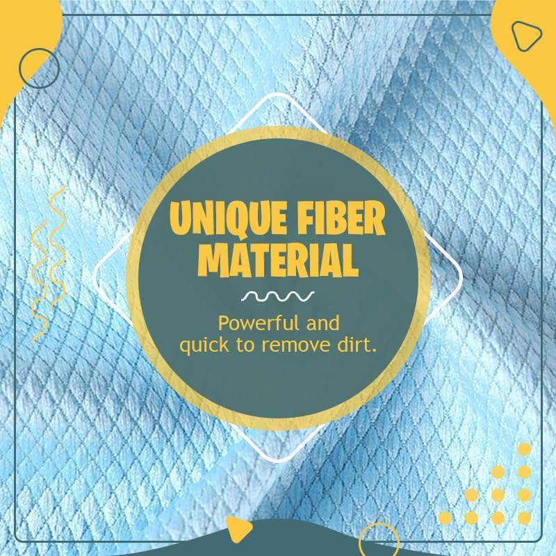 4PCS Wave Pattern Fish Scale Cloth Rag Anti-grease Absorbent Microfiber Cleaning Cloth home washing dish kitchen Cleaning towel