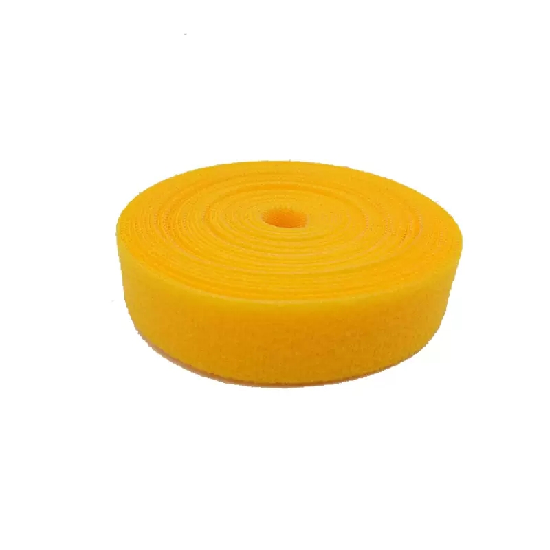 Kabelstropper, selvklæbende velcrobånd, nylonfastgørelsesbånd, krogstropper, ledningsorganisator, monteringsstrop til kabler: 10mm / Guld