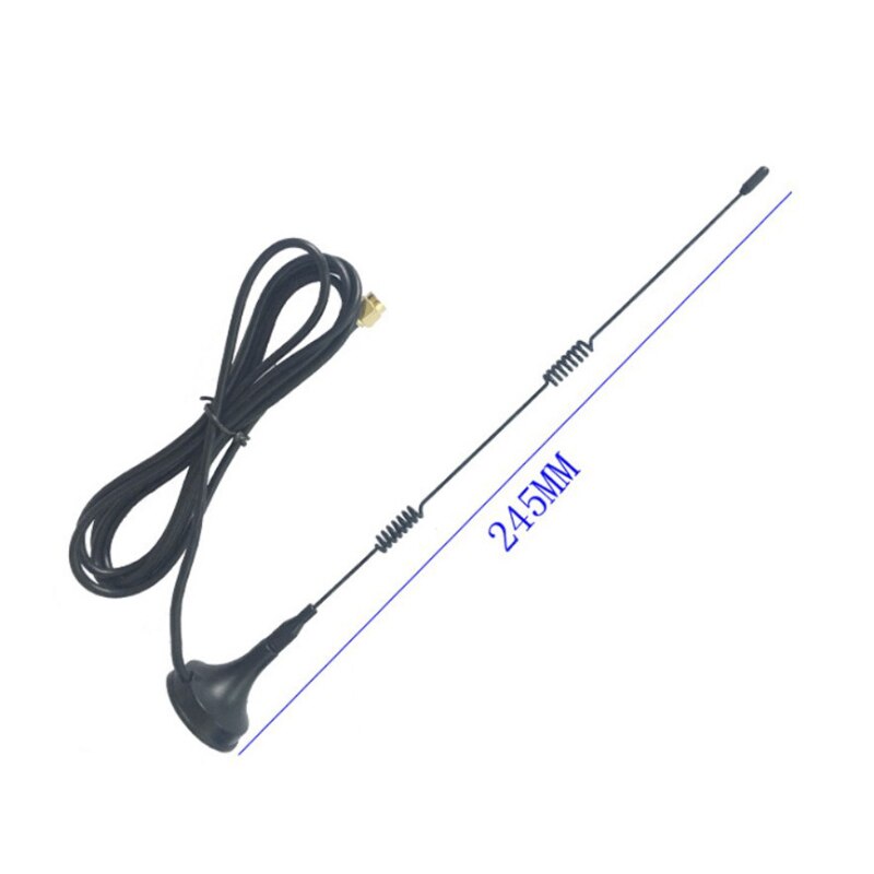 Antena de coche inalámbrica con Base magnética, antena aérea DAB para carretera pura, estilismo para coche, 3x