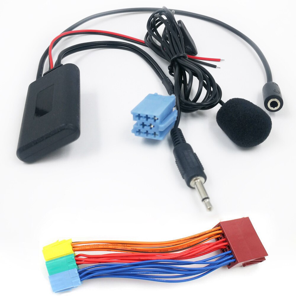 Biurlink Autoradio Bluetooth 5.0 Aux Mp3 Input Adapter Microfoon Handsfree Transfer Kabel Voor Volkswagen
