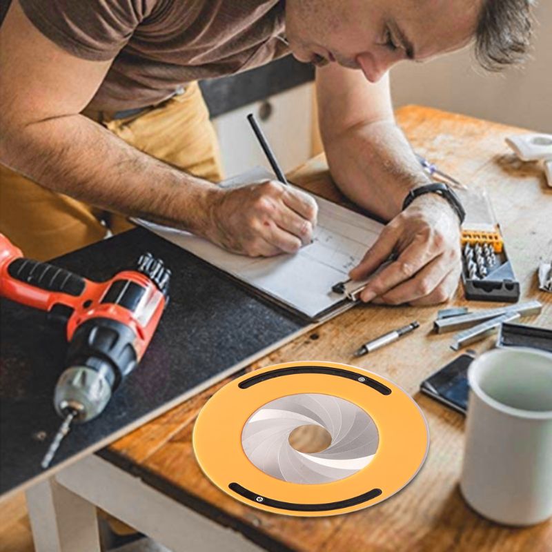 Flexible Circle Drawing Tool Adjustable Measuring Drawing Ruler For Woodworking Drafting Scribe Carpenter Tool