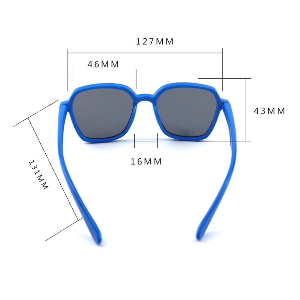Gafas de sol polarizadas para niños, lentes de sol flexibles de silicona, a la , con UV400, para , gafas playa, 1 unidad