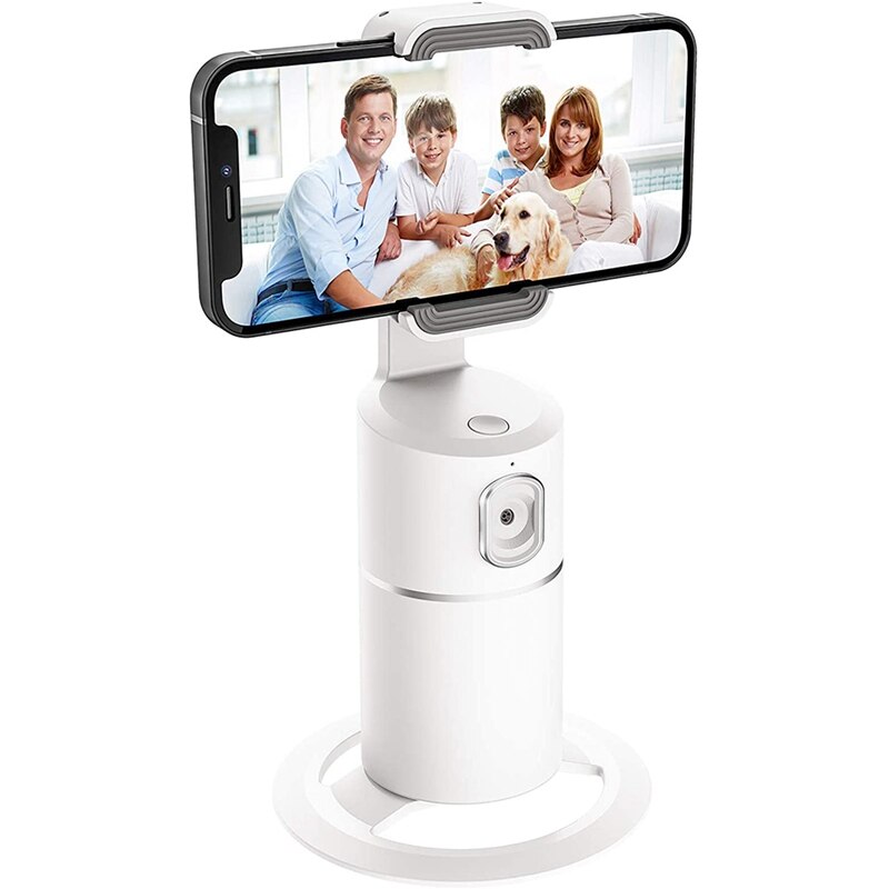 Smart Follow-Up Pan/Tilt, Human Tracking Camera Recognition Stand, Built-in Battery, Tracking Stand for Vlog Recording