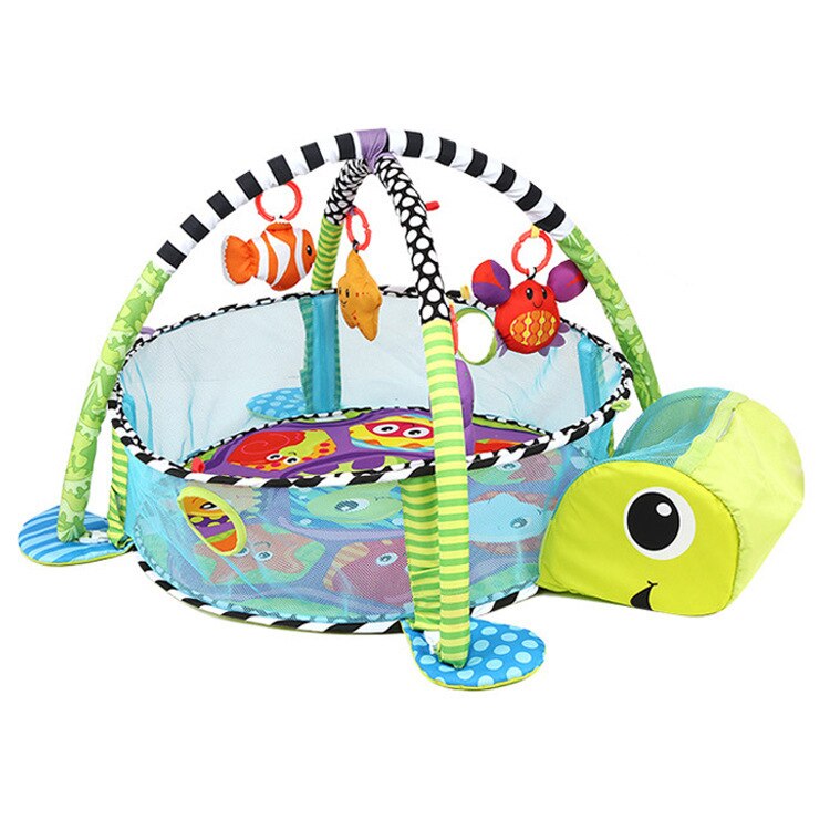 Tortoise Baby Play Mat 0-1 Year Game Tapete Infantil Educational Crawling Mat Play Gym Cartoon Blanket Ball Pit Toys Play Mat: turtle