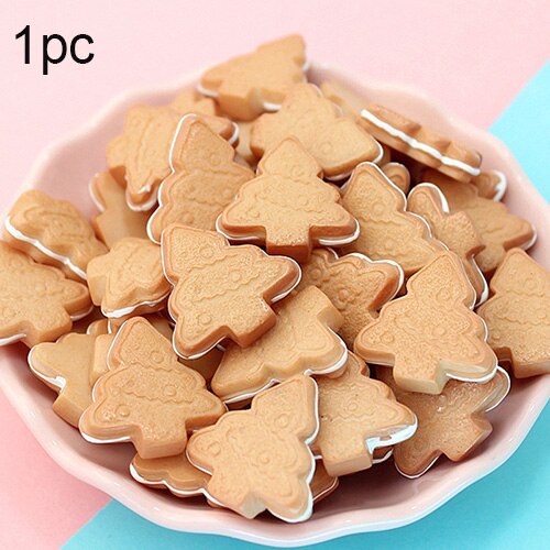 Boxislime Charms Resin Bear Koekjes Additieven Benodigdheden Accessoires Diy Kit Voor Pluizige Clear Cloud Knapperig Slime Klei: 1pc Tree