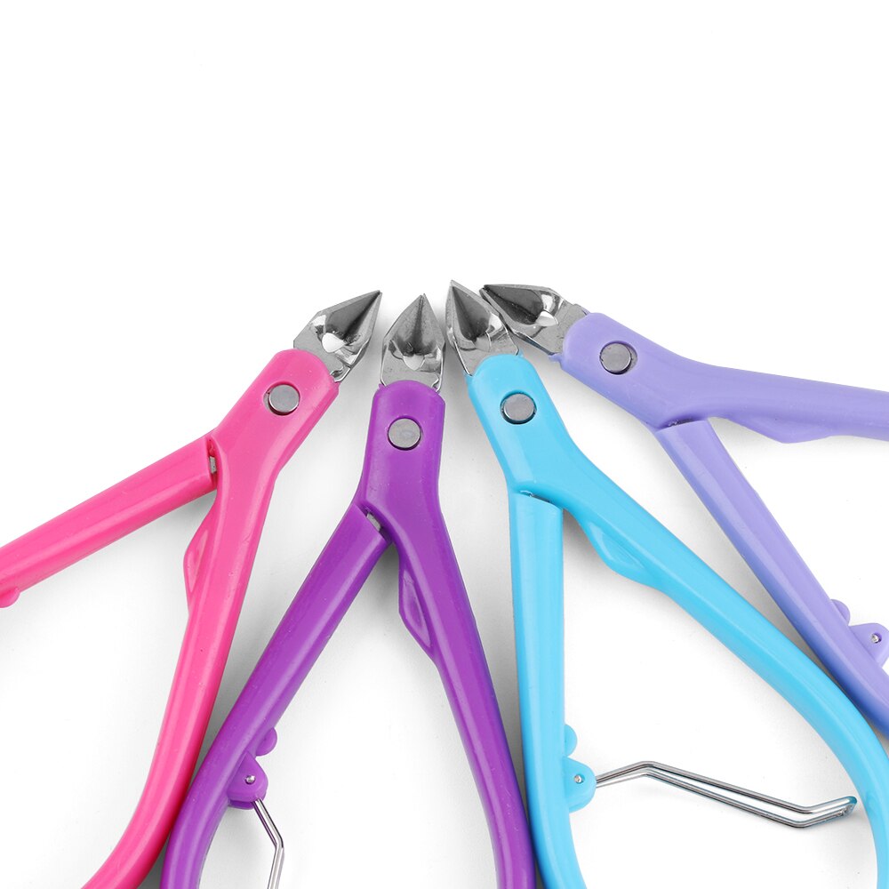 Random Color 1PC Stainless Steel Toe Finger Nipper Nail Clipper Cutter Plier Scissors Nail Art Manicure Tool