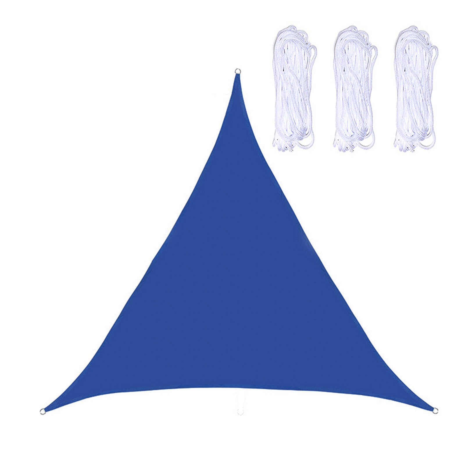 Zonnescherm Doek Zonneschermen Luifel Vaststelling Anti-Uv Duurzaam Slijtvast Tuin Outdoor Driehoek Uv-Bescherming Waterdichte Luifel: Blue