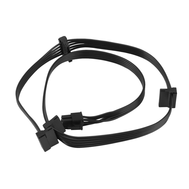 PCIe 6Pin Male to 4 SATA Power Supply Cable for Seasonic Focus+/ MK3/ FX/ P Series 850PX 750PX 650PX 550PX PSU
