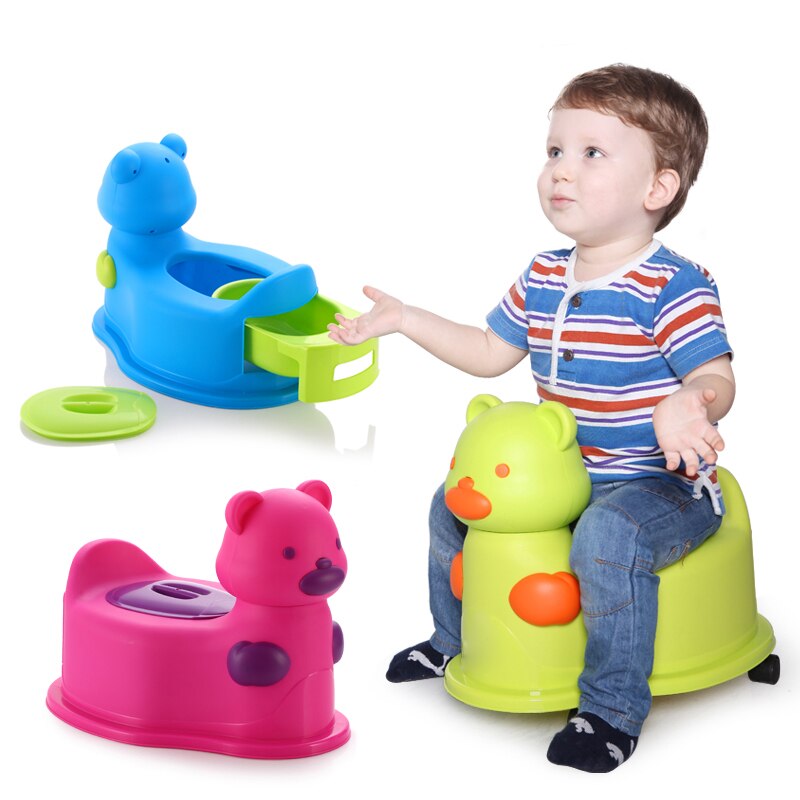 offre spéciale populaire belle ours bébé toilette pot formateur enfants pot chaise formation