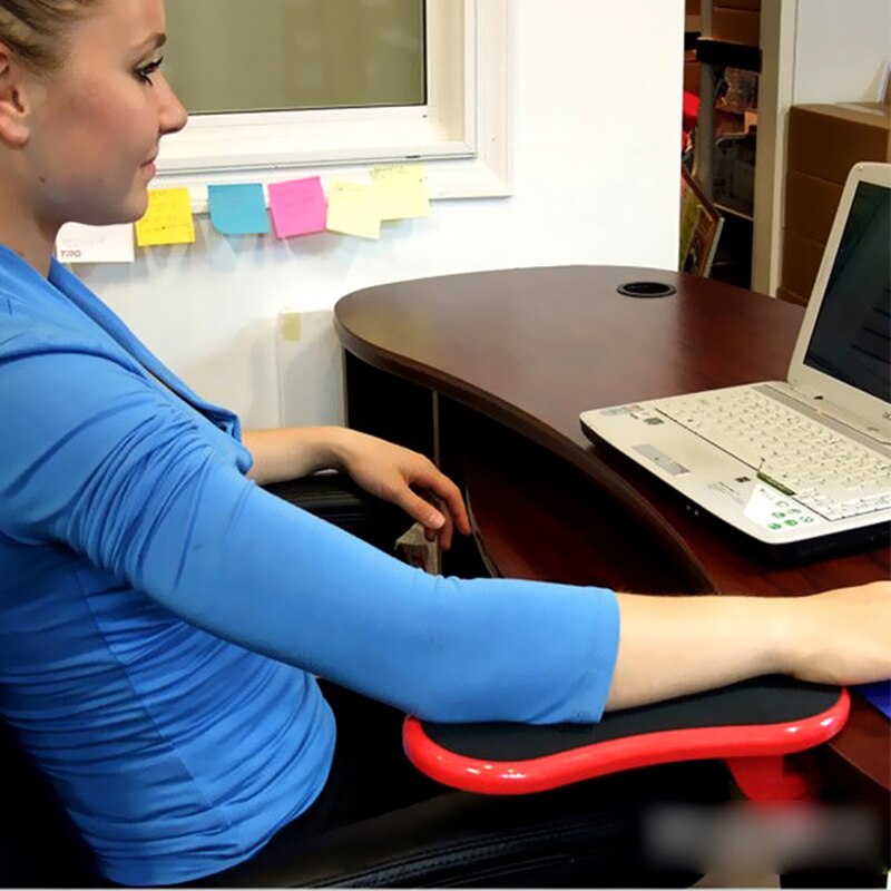 Kontor armlæn pad pad holdbar støtte polstring 180 graders justerbar computer desk arm fastgøres hånd skulder beskytte pad