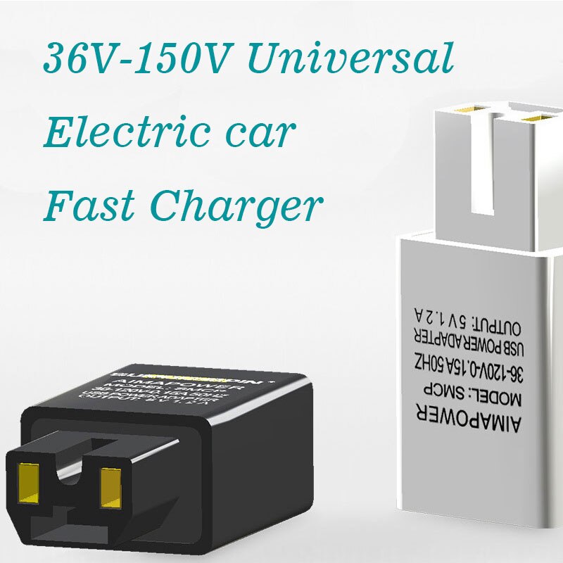 Universal 36V-150V Electric Car Motorcycle Handlebar Fast Charger Waterproof 1.2A 2.0A Adapter Power Supply Socket for Phone