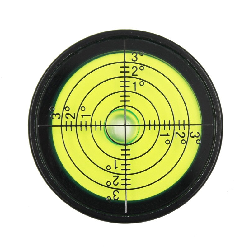 Haccury ronde universele waterpas met bubbels, waterpas met luidspreker, groen/wit, 40 x 10mm