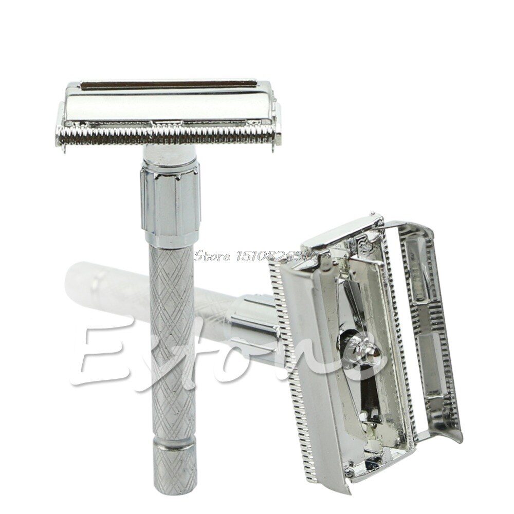 Menn sikkerhets dobbel kant blad barbering hår barberhøvel barberblad klassisk  #e207y#