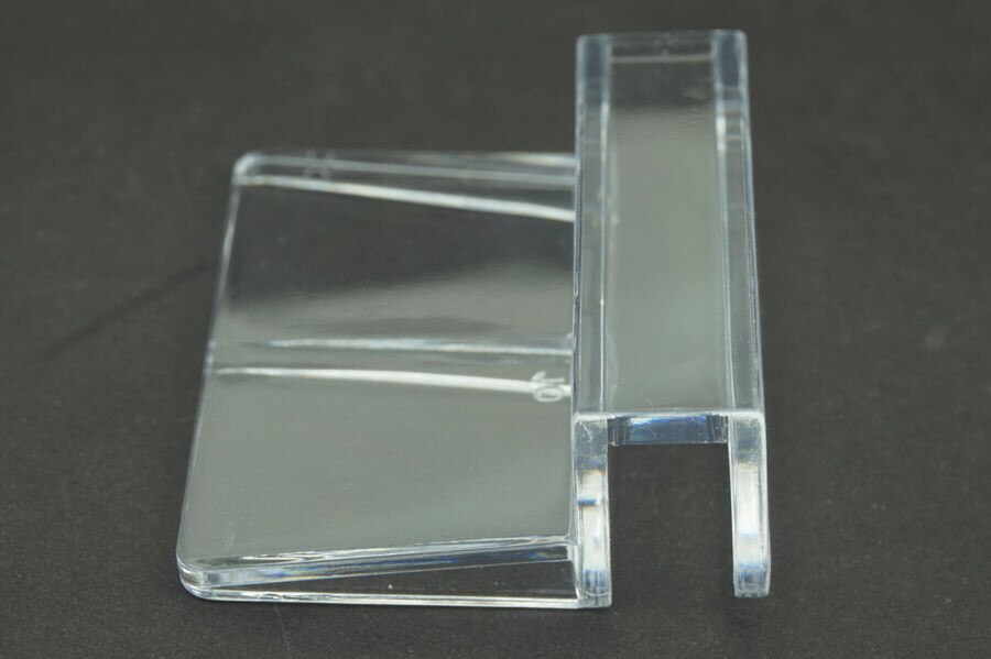 Clips de plástico transparente para acuario, cubierta de vidrio, soporte fuerte apto para vidrio de 8-10mm de espesor, 4 unids/lote,