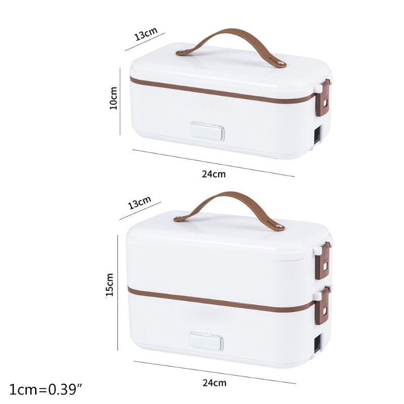 Fiambrera eléctrica de calefacción de una sola/doble capa enchufe de la UE/EE. UU., contenedor de preservación de alimentos, vajilla de aislamiento portátil, Alimentos S
