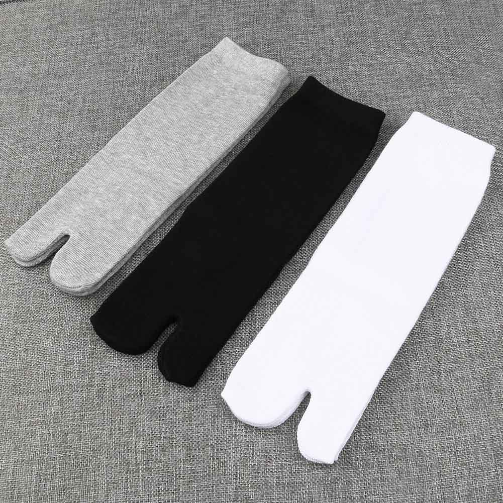 3Pairs Socks Men Women Kimono Flip Flop Sandal Split Toe Tabi Ninja Socks &T8