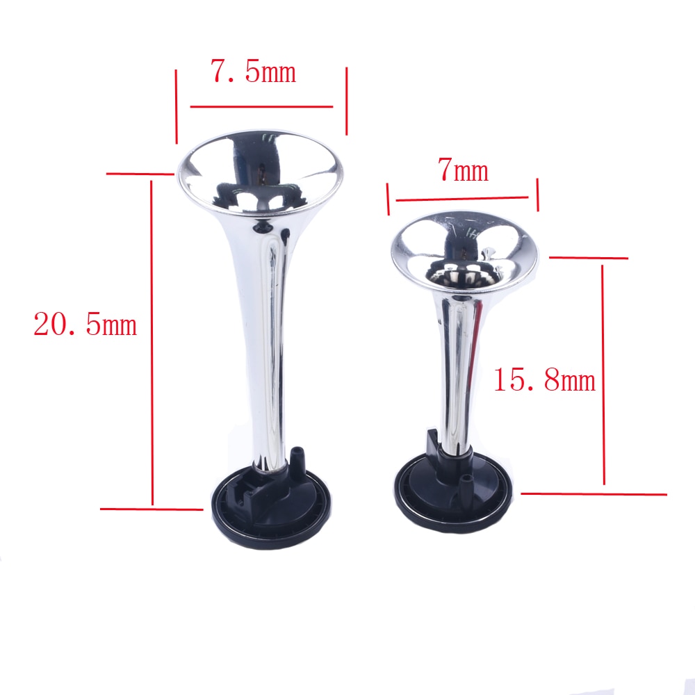 Bocina doble de aire para coche, claxon para camión, tren, barco, súper fuerte, 12 V, con compresor