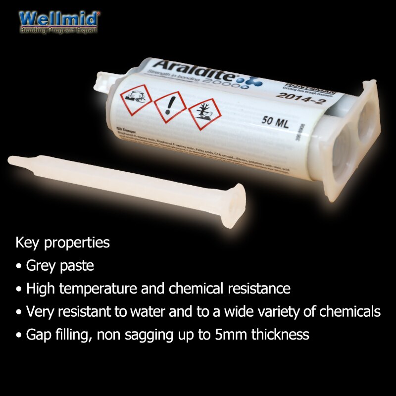Araldite -2 AB Glue Gap filling 50ml Cartridge High temperature Chemical resistance water Repair metal composite materials