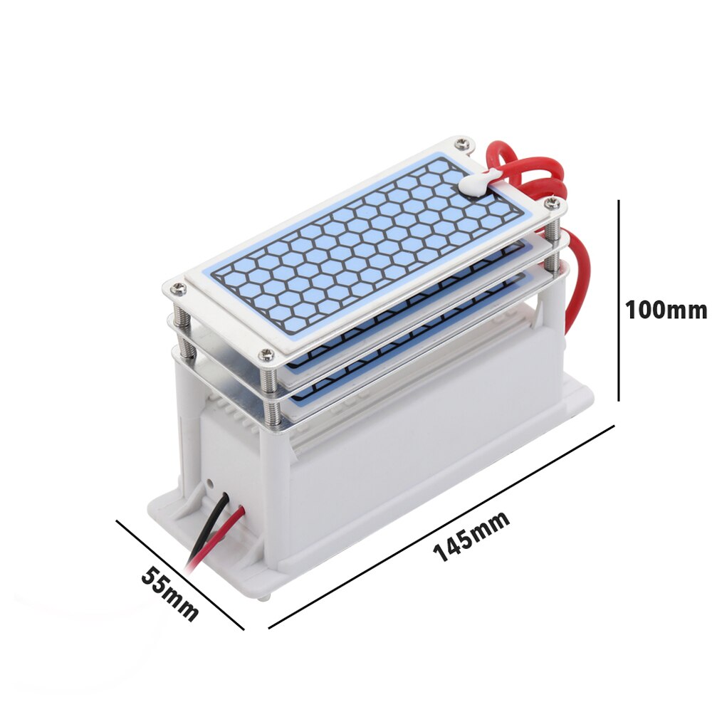 24g/h Ozone Generator Portable Ceramic Generator Air Purifier Two Ozone Tablets Machine Air Water Purifier Ozonizer 220V