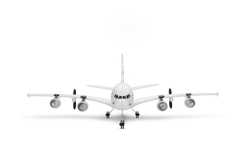Avion RC Airbus A380 3CH 48cm 2.4G, avion à voilure fixe contrôlé par Radio, jouets de modèle d'avion