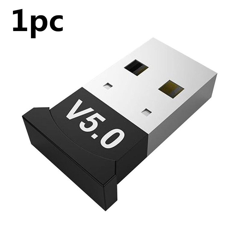 5/4/3/2/1pcs V5 Bluetooth 5.0 Adapter Support Bluetooth 5.0 Dual-mode Specification Max 24Mbps Black Portable Daily: 01