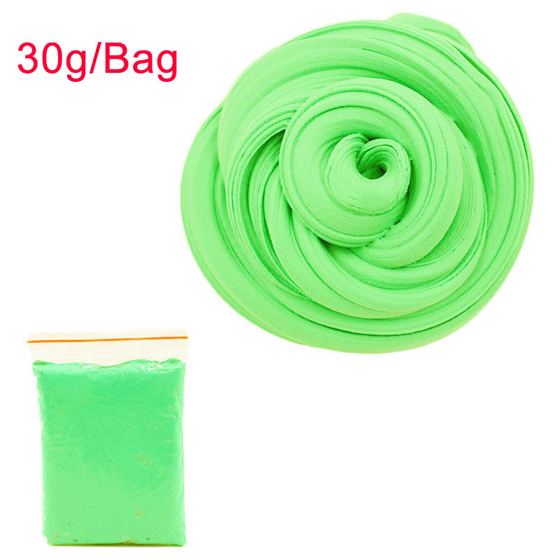 1pc Random Clay Polymer Plasticine Slime Modelling Clay Playdoug Ultra Light Clay DIY Soft Plasticine Clay Kid Casting DIY Tool: Silver